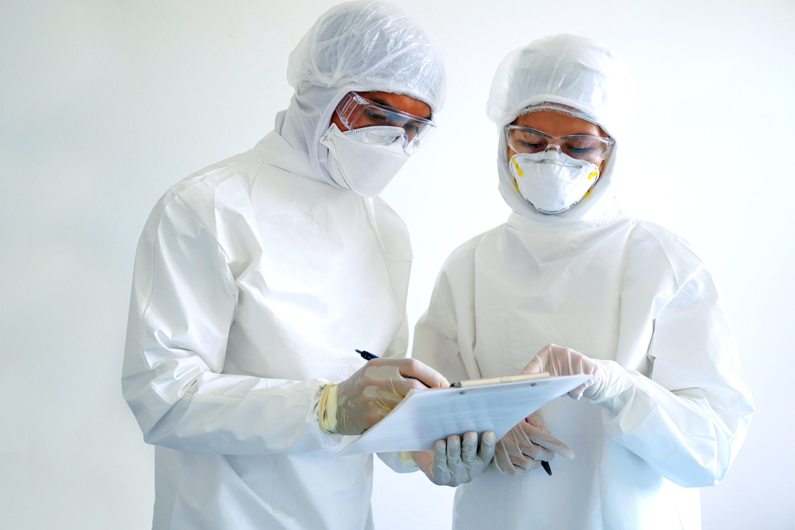 Doctors with PPE making a Plan-demic during Coronavirus outbreak